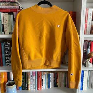 Champion reverse weave sweatshirt golden yellow M